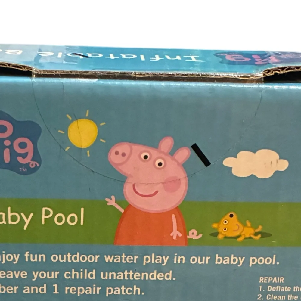 NIB Peppa Pig Inflatable Baby Pool - Pink - Picture 8 of 8